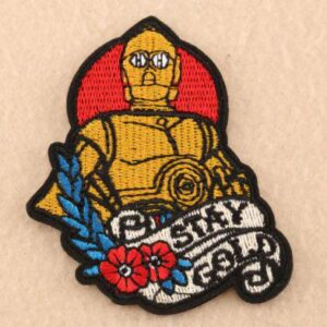 Parche C3PO Stay Gold medio cuerpo 