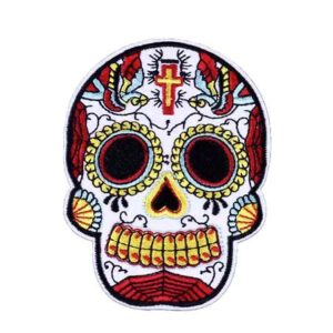 Parche Calavera Blanca