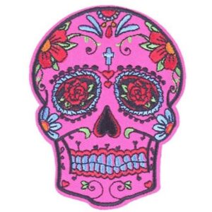 Parche Calavera Fucsia