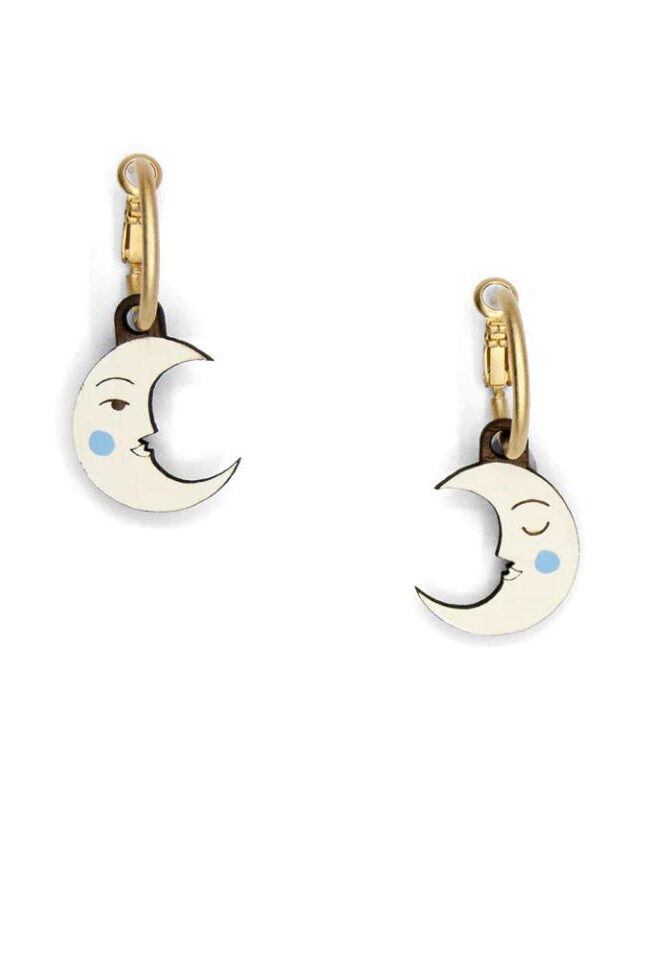 Pendiente Crescent Luna