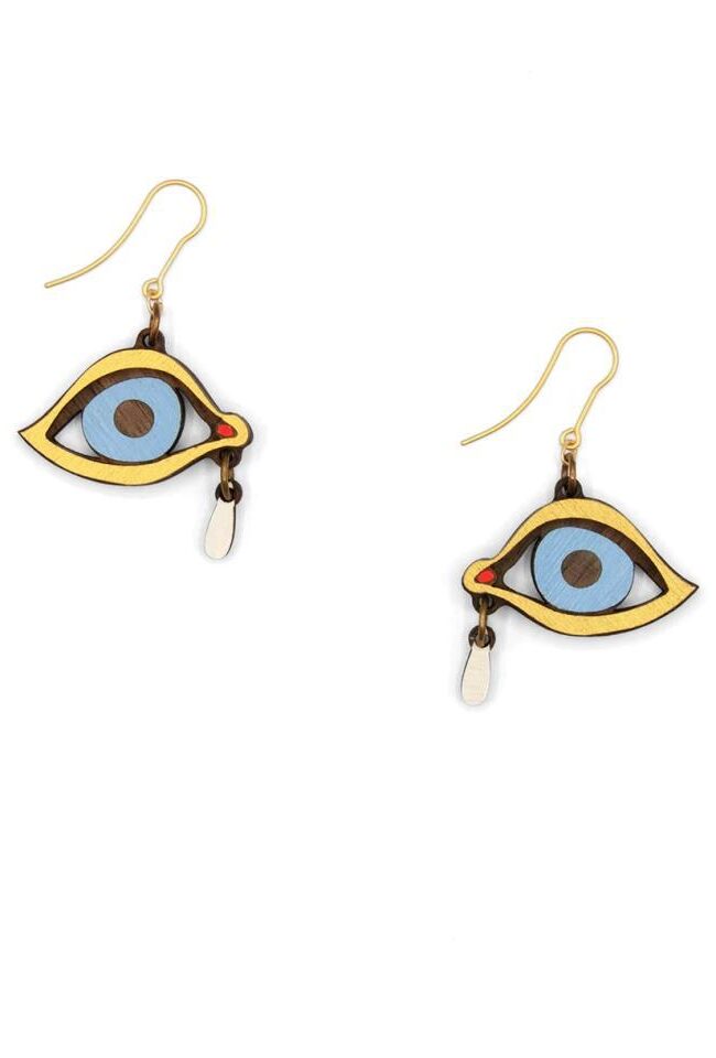 Pendiente Eye with tear