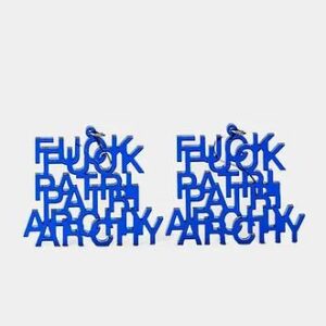 Pendientes Do you ear me Fuck Patriarchy