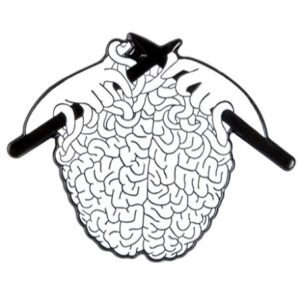 Pin Cerebro Tejido