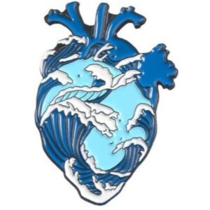 Pin Corazón Hokusai