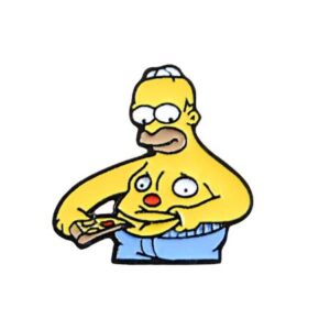 Pin Homer Panza Pizza