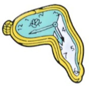 Pin Reloj Blando Dali