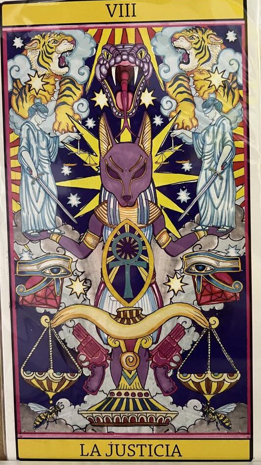 Print A4 Tarot   La Justicia VIII 