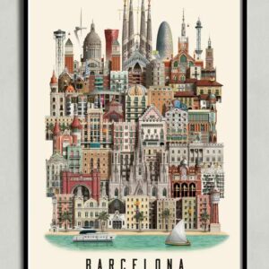 Print Barcelona A3