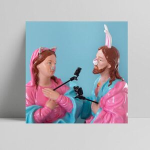 Print No Queda Tinte - Los Selfies 23x23cm