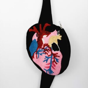 Riñonera Corazón Bordada