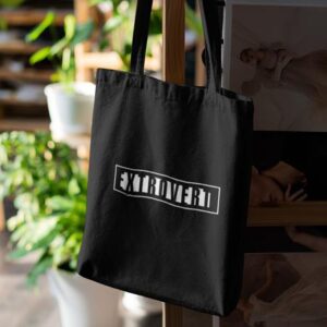 TOTE NEGRO Introvert/Extrovert
