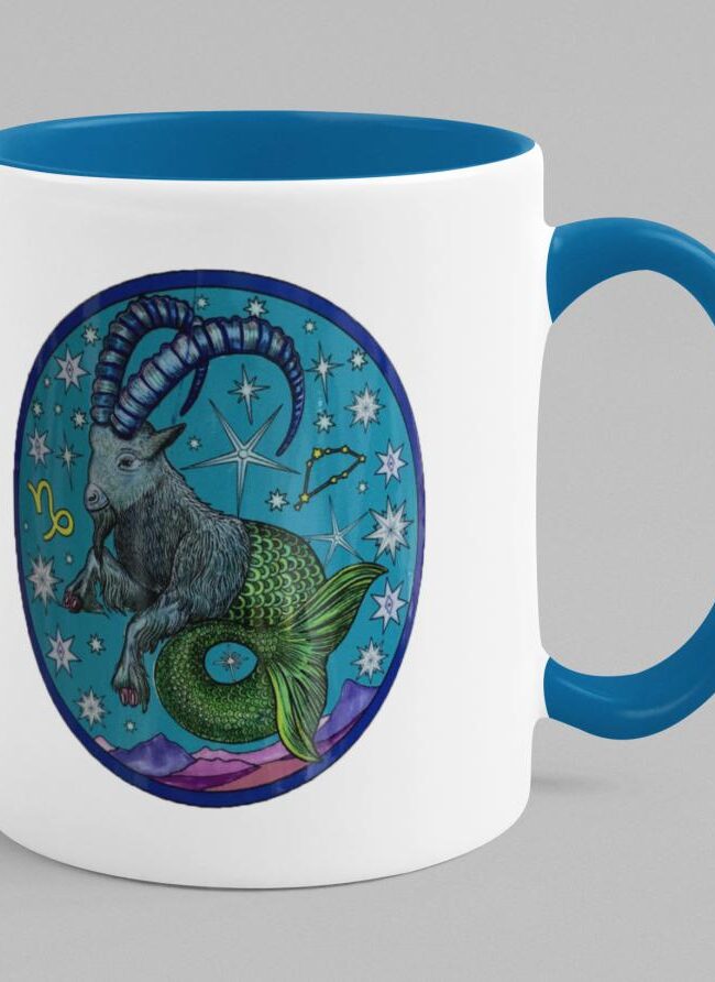 Taza zodiaco-CAPRICORNIO-El Dios de los Tres