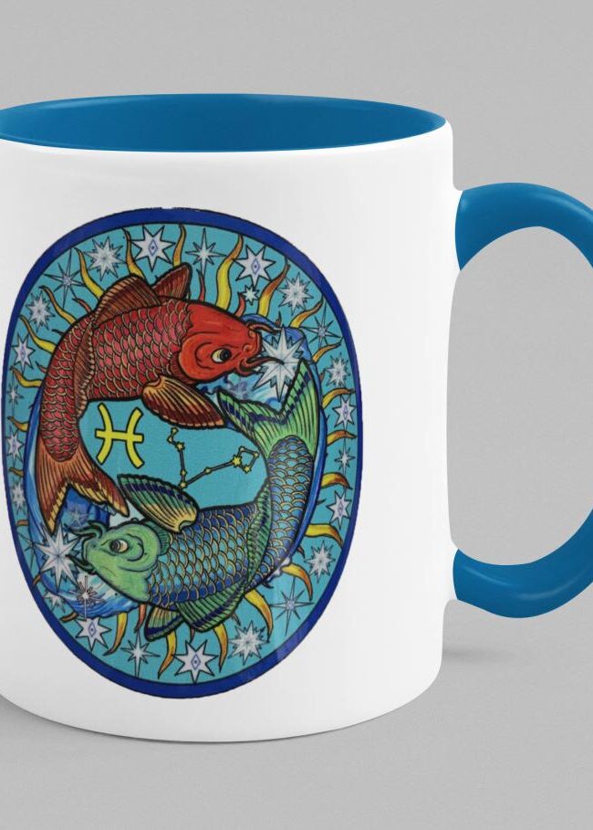 Taza zodiaco-PISCIS-El Dios de los Tres