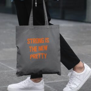 Tote STRONG Gris/Naranja