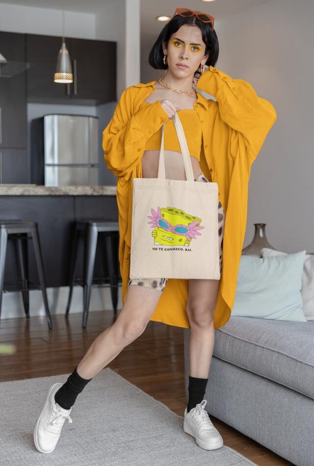 Totebag Bob Esponja  No te conozco    