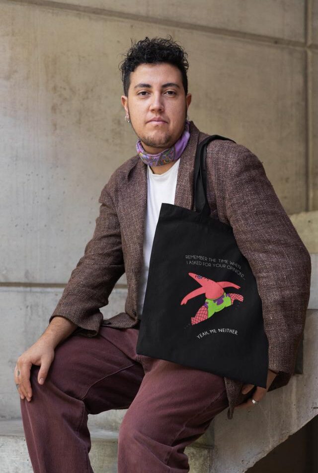 Totebag Negro Patricio Remember   