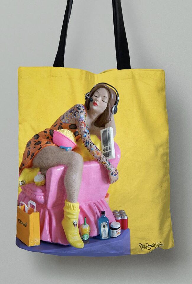 Totebag Teletrabajo - No queda Tinte