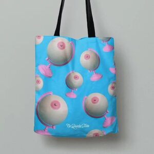 Totebag Teta mundo  mosaico  - No queda Tinte