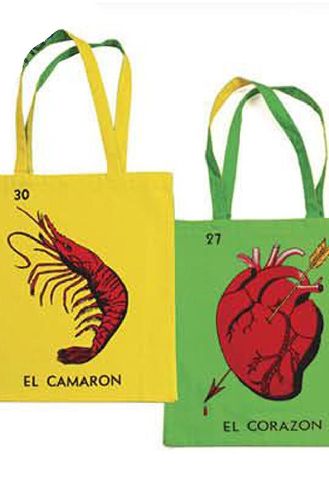 Totebag langostino / corazón cool kitsch