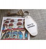 Motel Key Chain