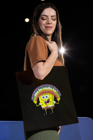 Totebag Negro Bob Esponja 